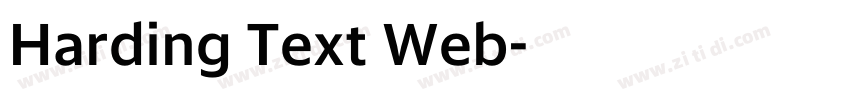 Harding Text Web字体转换 Harding Text Web字体转换